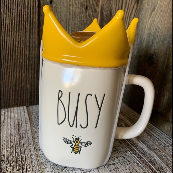 Queen Bee Crown Coffee Cup Mug Rae Dunn - Picture 3 of 4